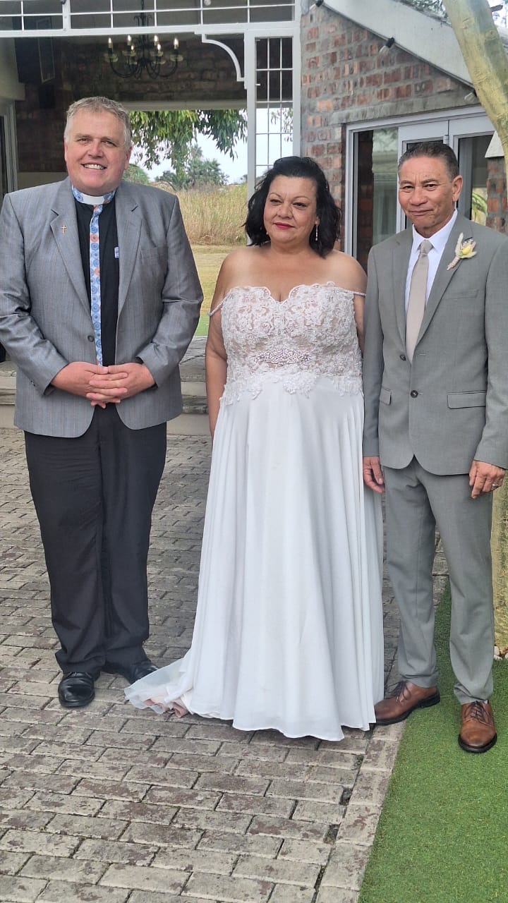 Wedding ceremony by Dr. Gerrit Rademeyer in St Lucia