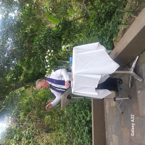 Wedding ceremony by Dr. Gerrit Rademeyer in St Lucia