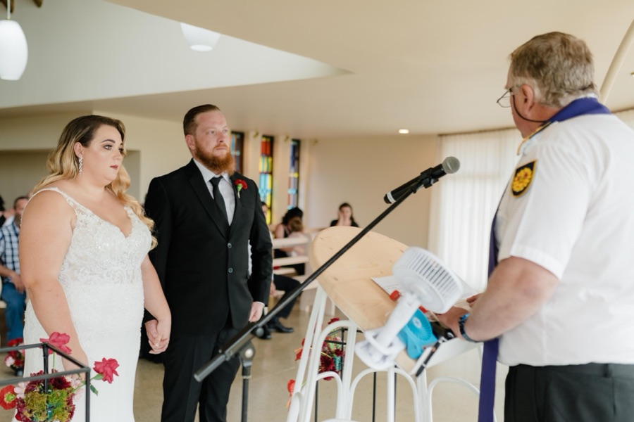 Wedding ceremony by Dr. Gerrit Rademeyer in St Lucia