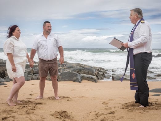 Wedding ceremony by Dr. Gerrit Rademeyer in St Lucia