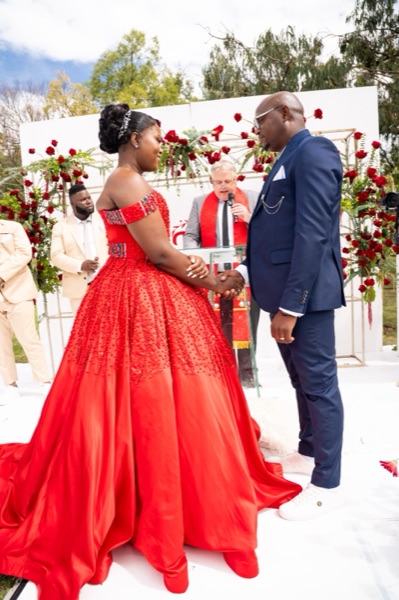 Wedding ceremony by Dr. Gerrit Rademeyer in St Lucia