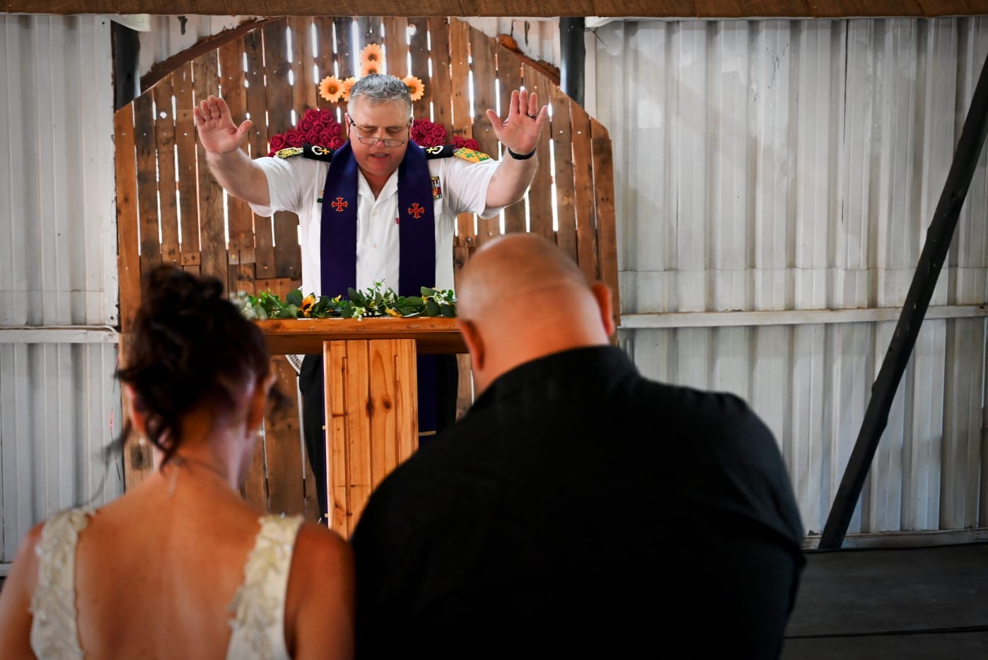Wedding ceremony by Dr. Gerrit Rademeyer in St Lucia